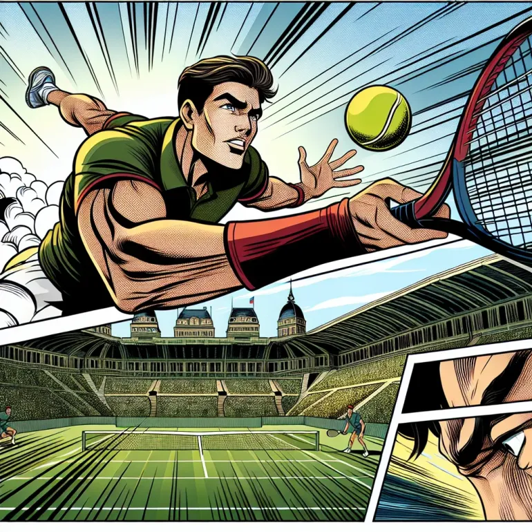 подача в большом теннисе